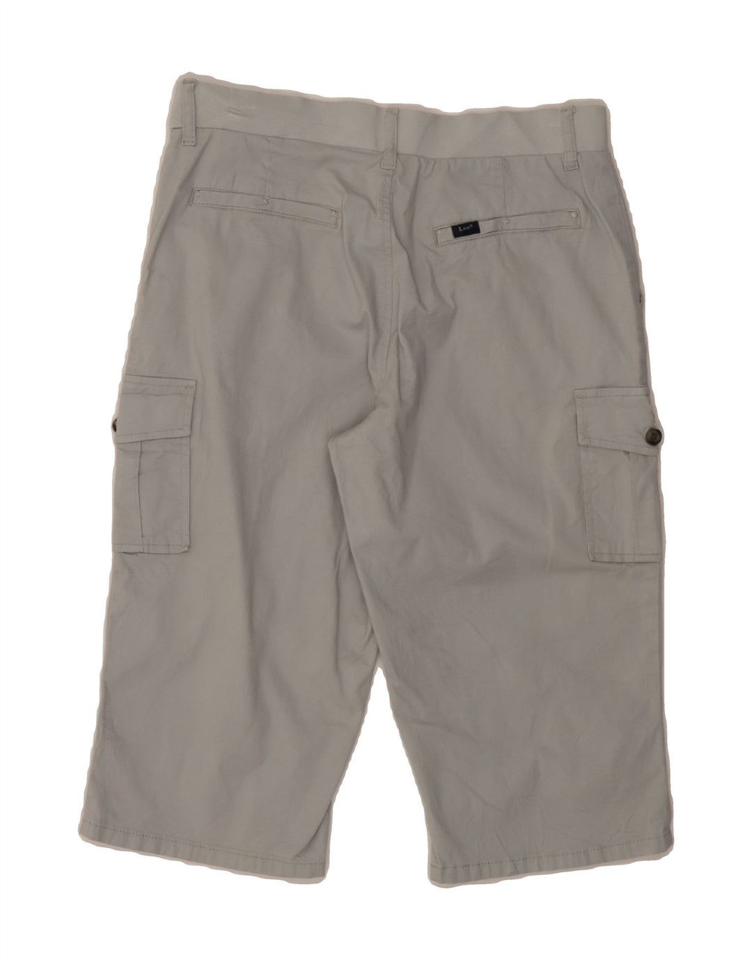 LEE Womens Bermuda Cargo Shorts W32 Large Grey Vintage Lee and Second-Hand Lee from Messina Hembry 