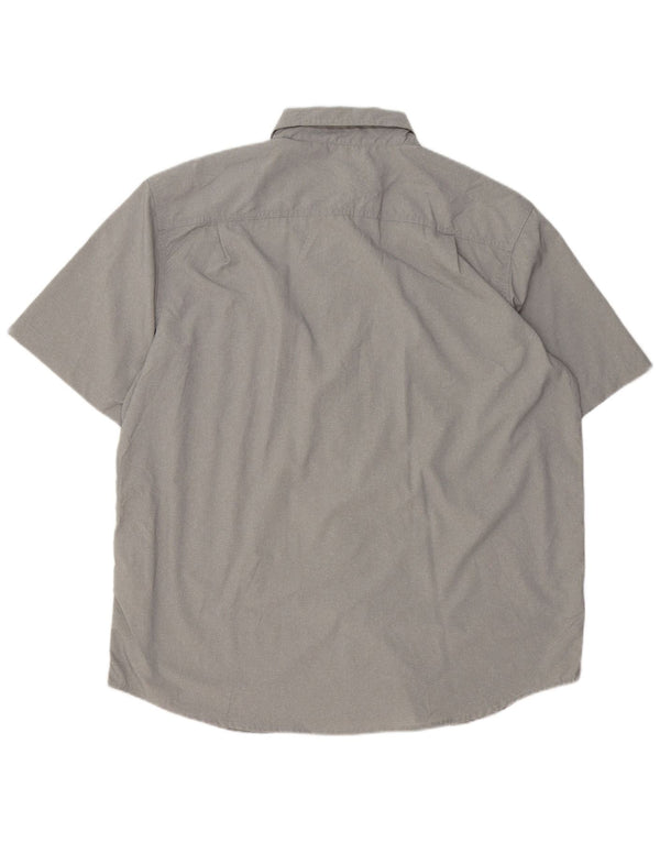 Camicia a maniche corte da uomo vestibilità comoda CARHARTT XL poliestere grigio
