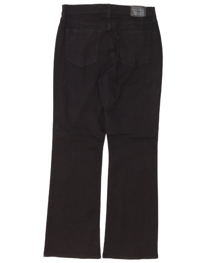 LEVI'S Jeans classici bootcut da donna US 8 medi W30 L29 cotone nero