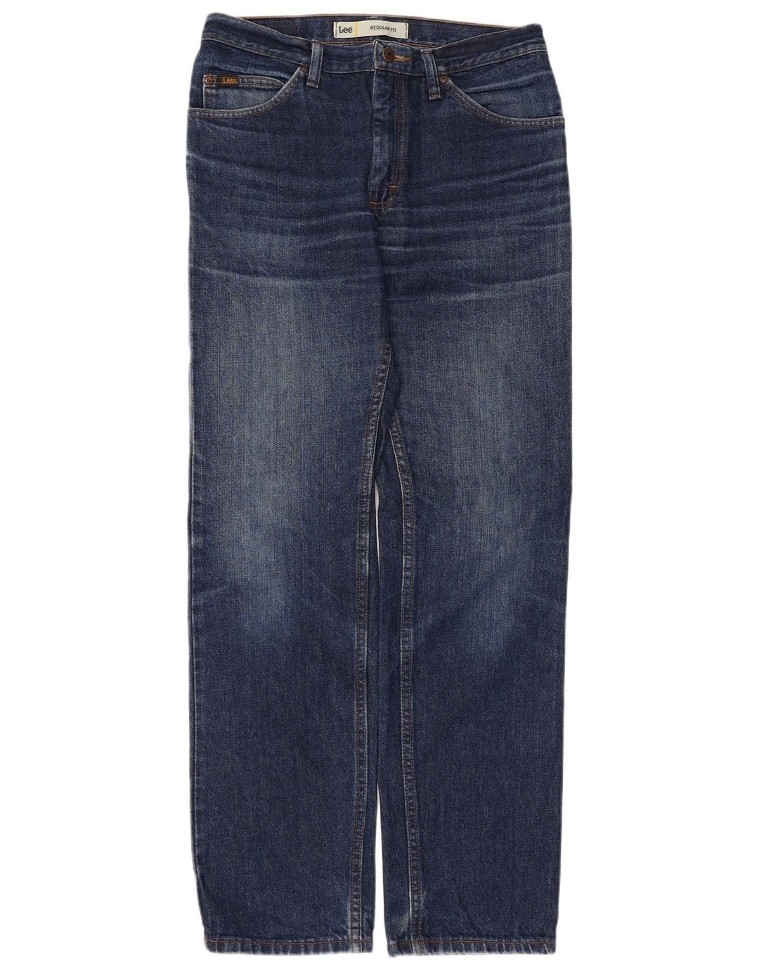 Jeans dritti Lee da uomo vestibilità regolare W30 L32 cotone blu