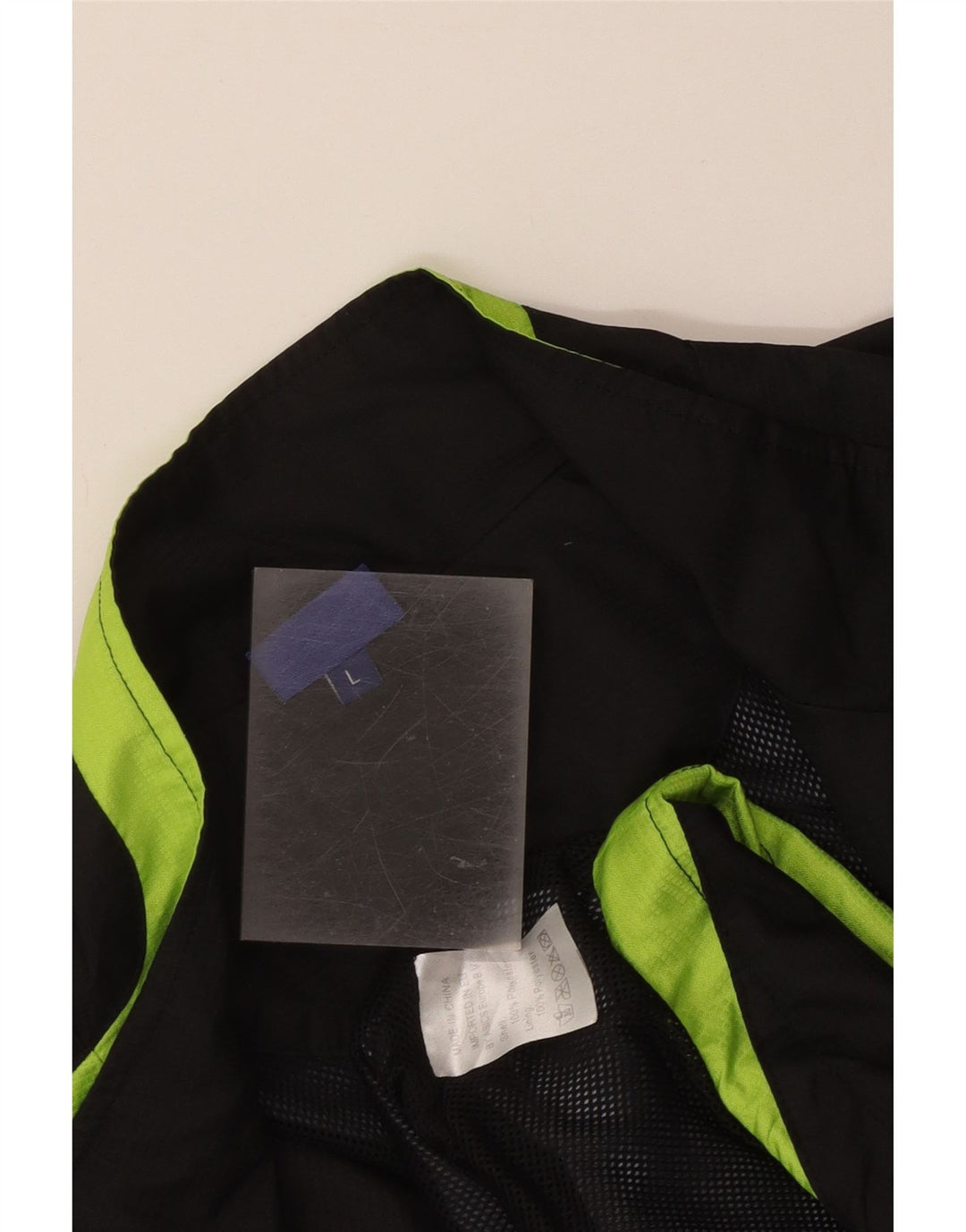 Giacca da ginnastica da uomo Asics, grande, in poliestere color block nero