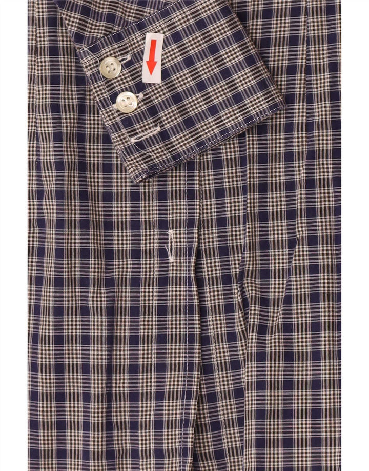 Max & Co. Camicia da donna UK 14 Cotone a quadri blu navy medio