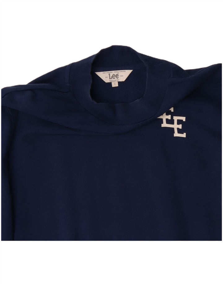 Felpa Lee da donna con vestibilità regolare, UK 10, piccola, in cotone blu navy