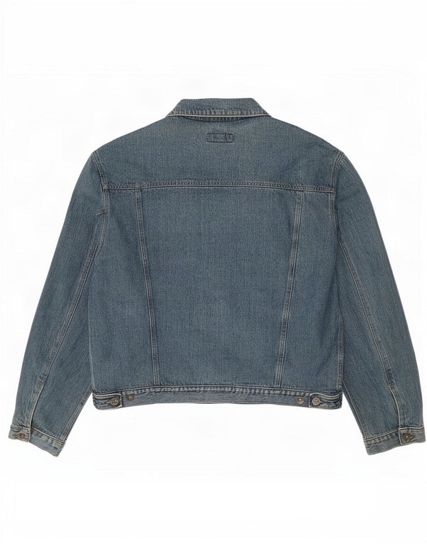 Giacca in denim da uomo WPM UK 44 2XL cotone blu