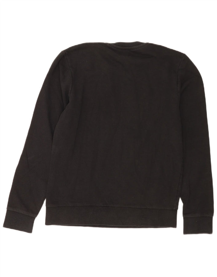 Jack & Jones Felpa grafica da uomo Maglione piccolo cotone nero