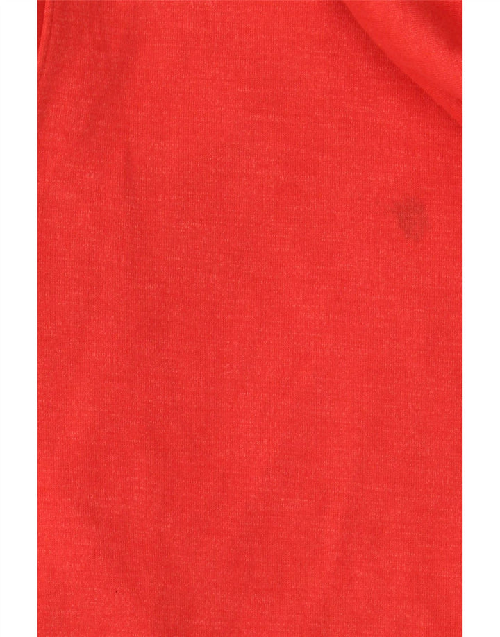 Felpa con cappuccio da bambino UNDER ARMOUR 15-16 anni XL in cotone rosso