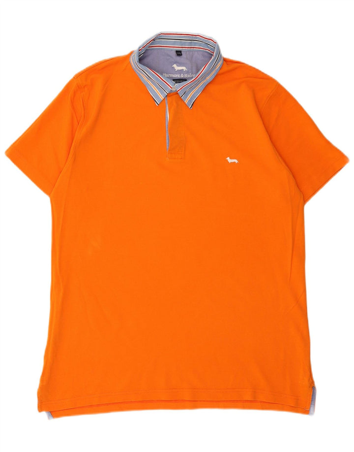 Polo da uomo vestibilità regolare Harmont & Blaine 3XL arancione