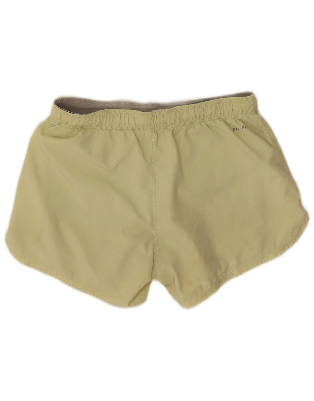 Pantaloncini sportivi Nike Dri Fit da donna UK 10 piccoli gialli