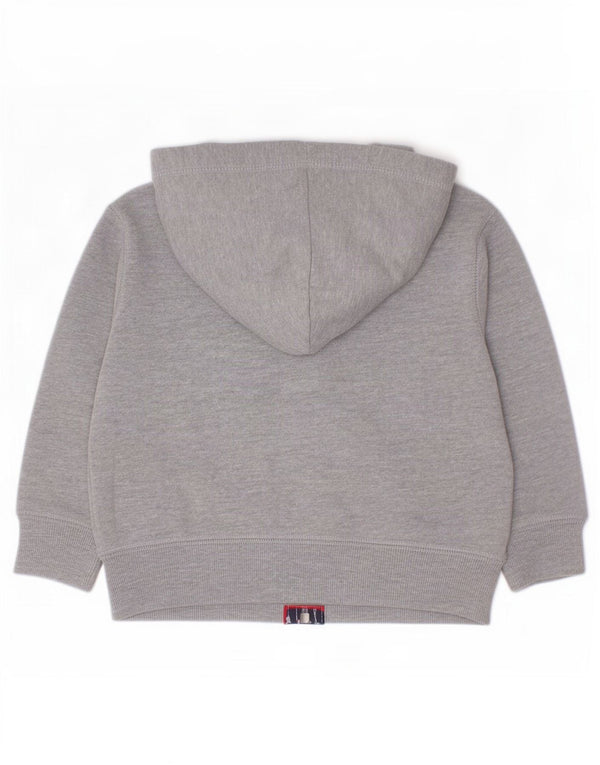 Maglione con cappuccio e zip per bambino Tommy Hilfiger da bambino 18-24 mesi grigio chiazzato