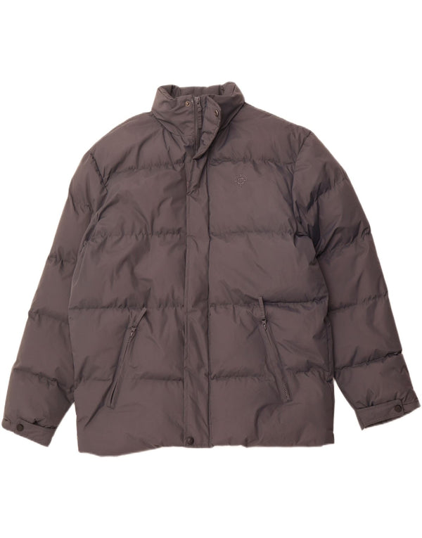 Giacca imbottita da uomo COAST GUARD UK 40 grande poliestere grigio