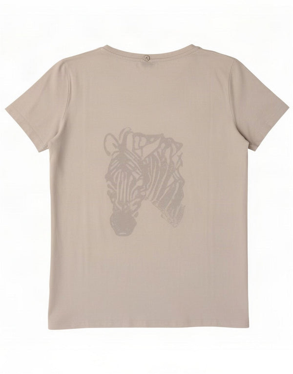 Liu Jo Womens Graphic T-Shirt Top UK 14 Medium White
