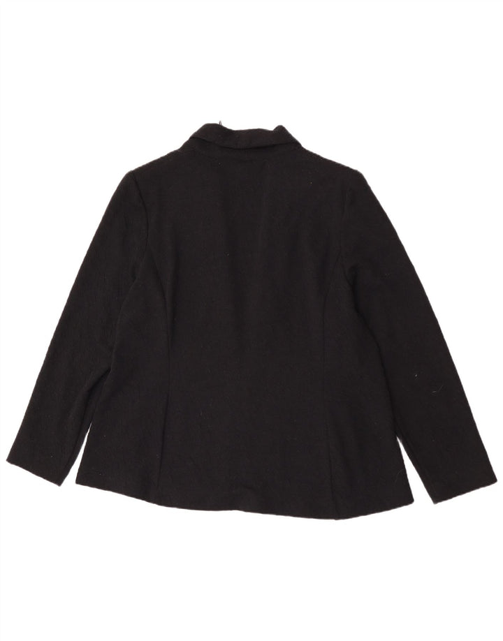 Giacca blazer aperta da donna Marks & Spencer UK 20 2XL poliestere nero