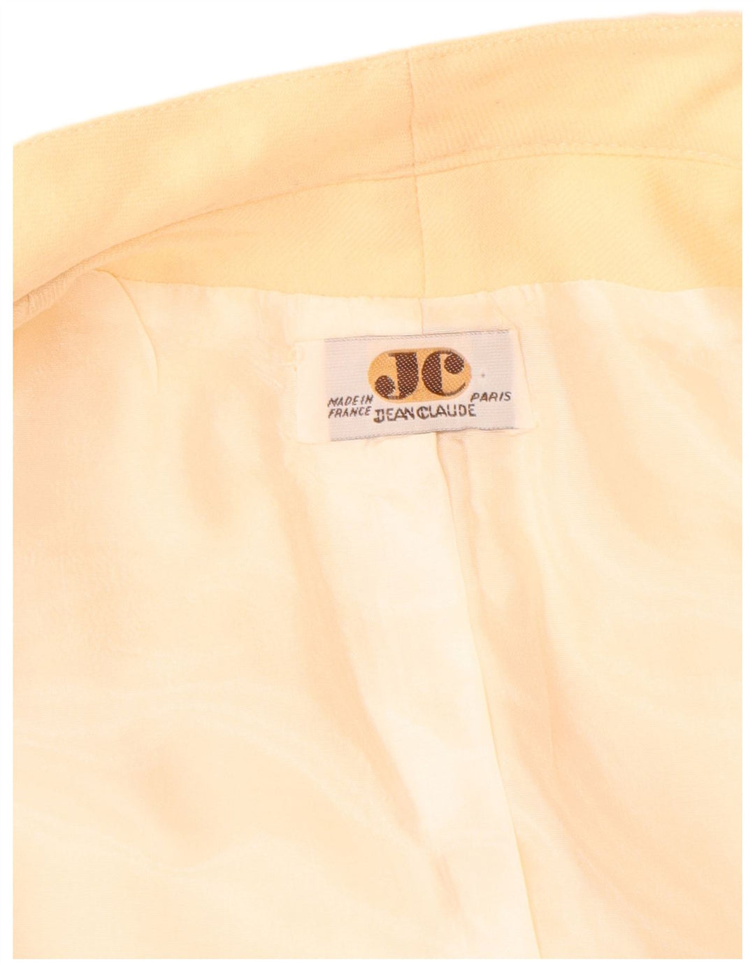 Cappotto aperto da donna Jean Claude UK 14 Large Beige New Wool