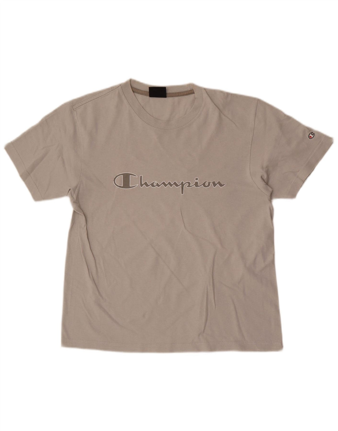 T-shirt grafica da uomo Champion Top piccola grigia