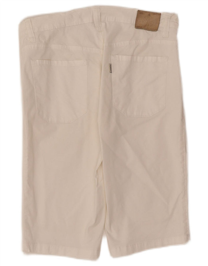 Pantaloncini casual da donna Jeckerson W30 cotone bianco medio