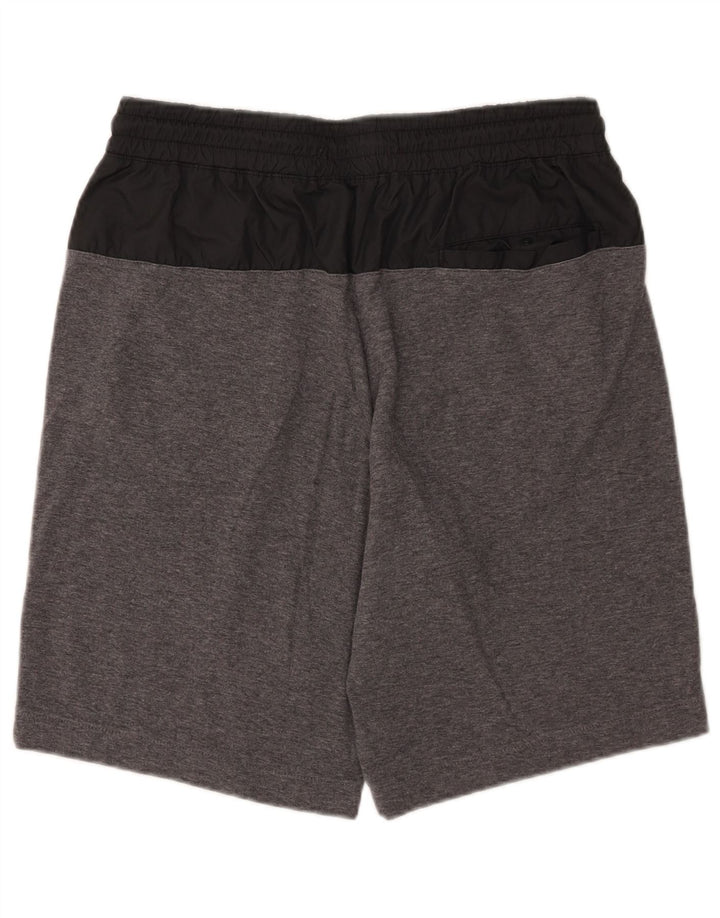 Pantaloncini sportivi da uomo Nike Large in cotone chiazzato grigio