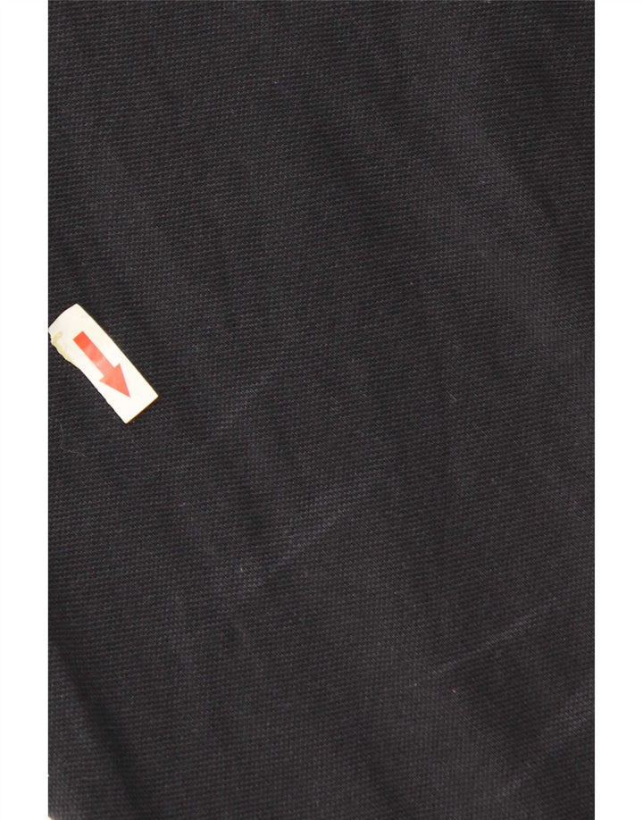 Polo Nike da uomo grande in cotone nero