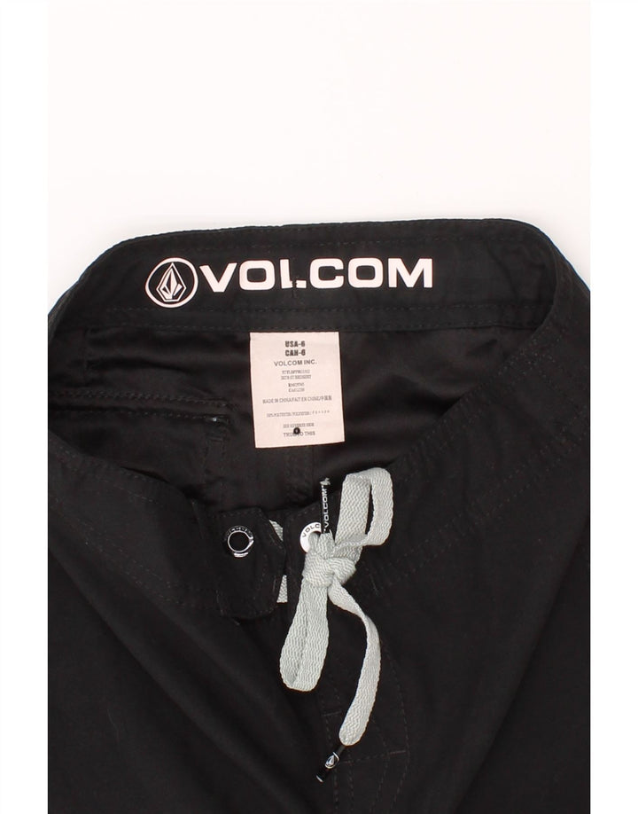 VOLCOM Boys Swimming Shorts 5-6 Years Black Polyester Vintage Volcom and Second-Hand Volcom from Messina Hembry 