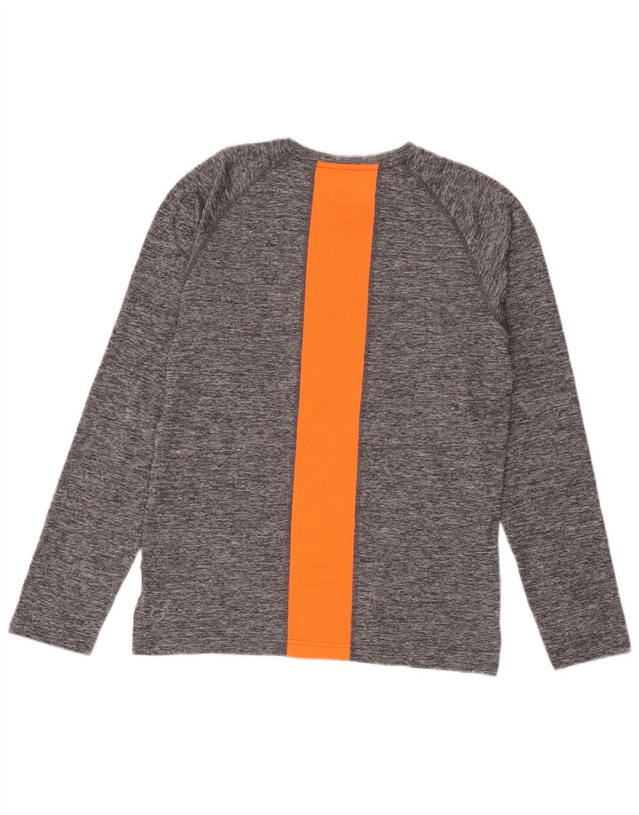 Maglia Puma da uomo a maniche lunghe piccola grigia color block