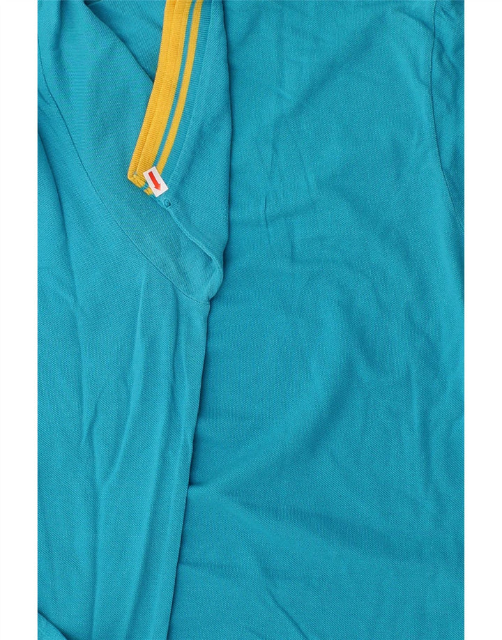 ASICS Mens Polo Shirt Large Blue Cotton Vintage Asics and Second-Hand Asics from Messina Hembry 