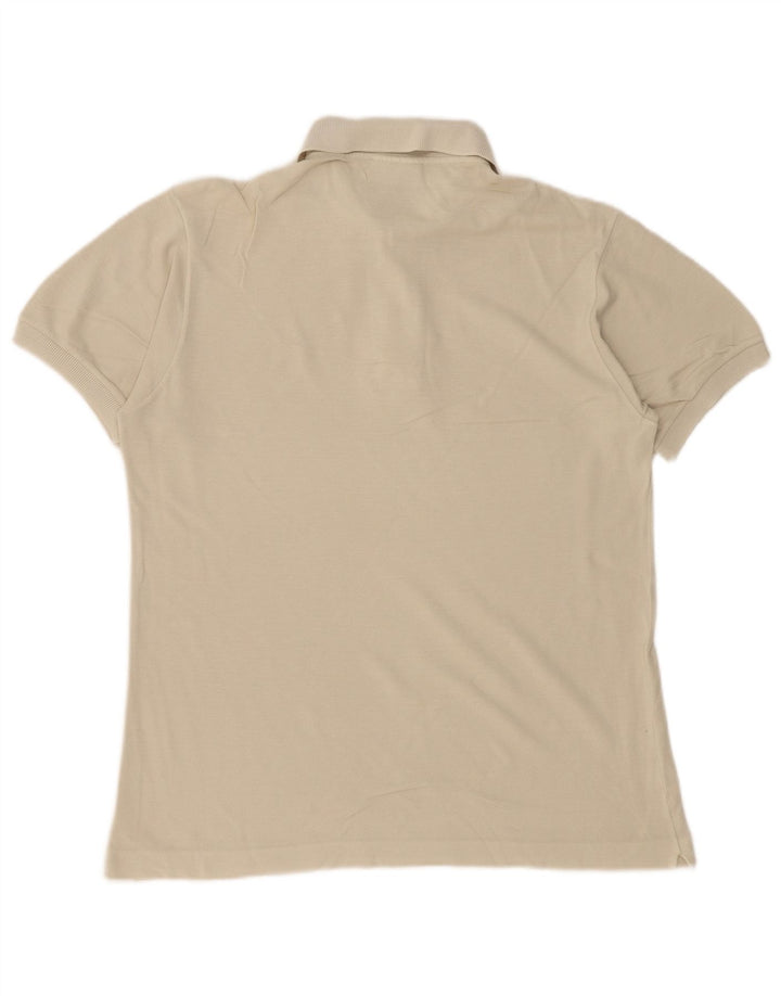 Polo da uomo Lacoste taglia 4 in cotone beige medio