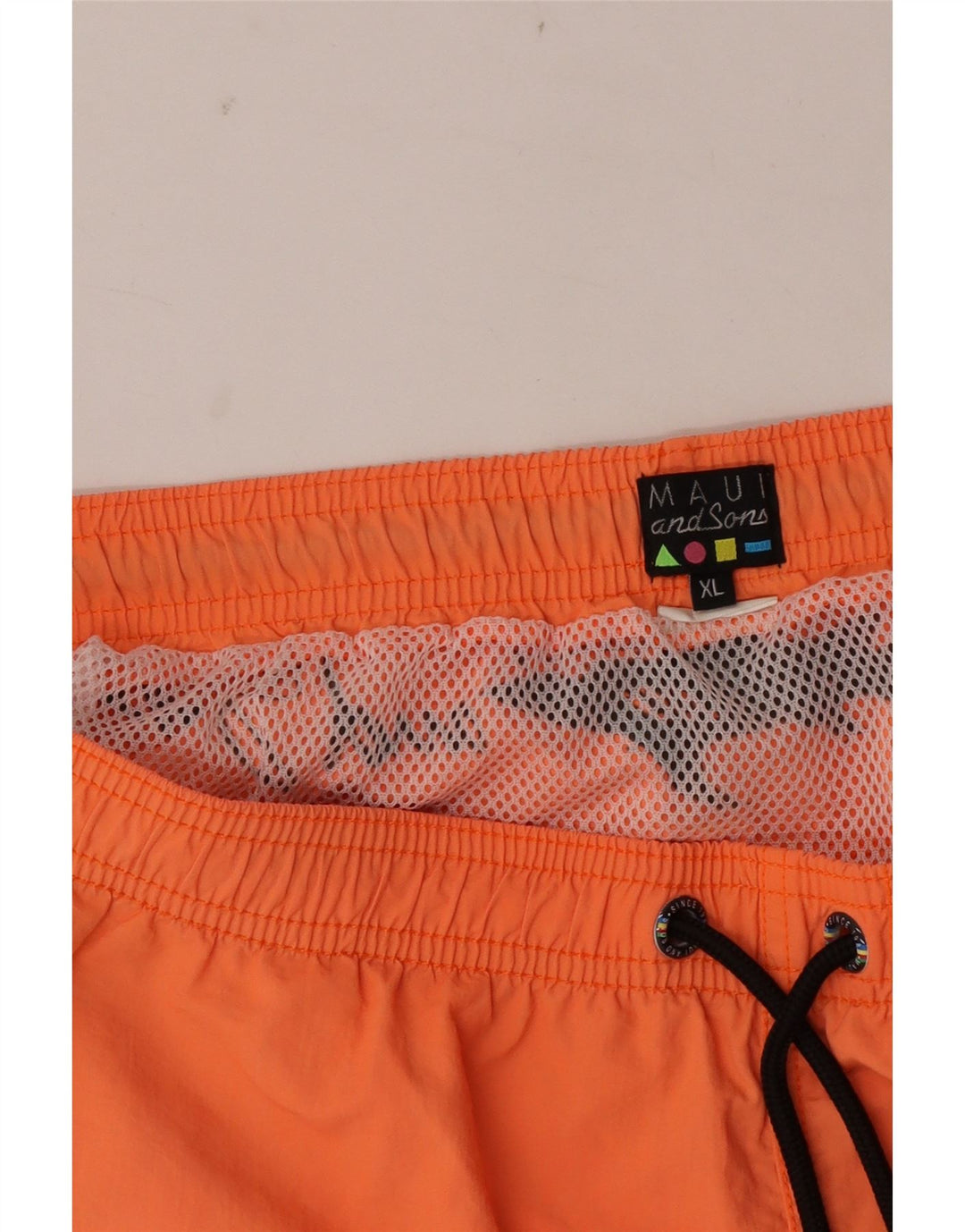 Pantaloncini da bagno da uomo Maui and Sons XL arancioni