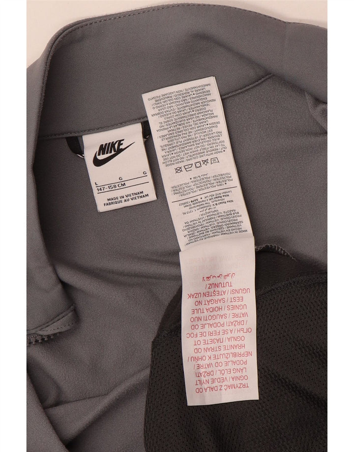 Giacca da tuta grafica Nike da ragazzo, 12-13 anni, grande, color grigio