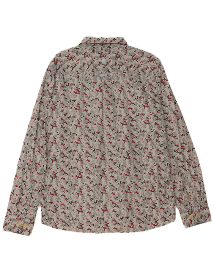 Camicia da uomo Fat Face Grande floreale grigio