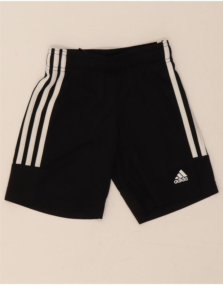Pantaloncini sportivi Adidas Aeroready da ragazzo 5-6 anni in poliestere nero