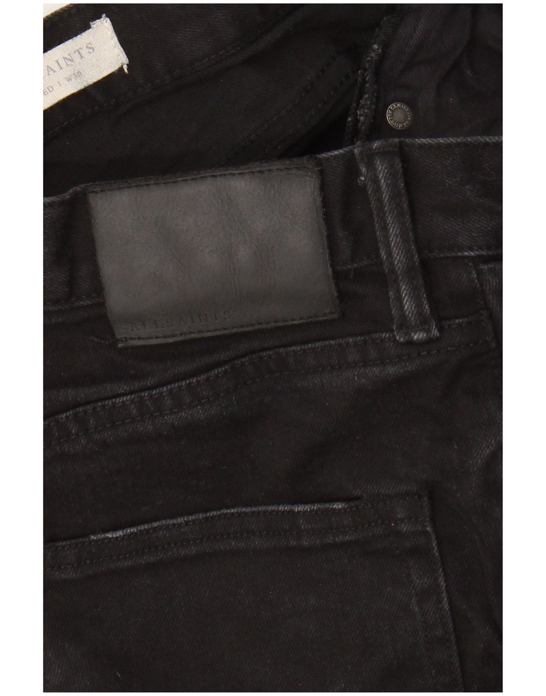 Jeans slim REED da uomo ALL SAINTS W30 L31 cotone nero