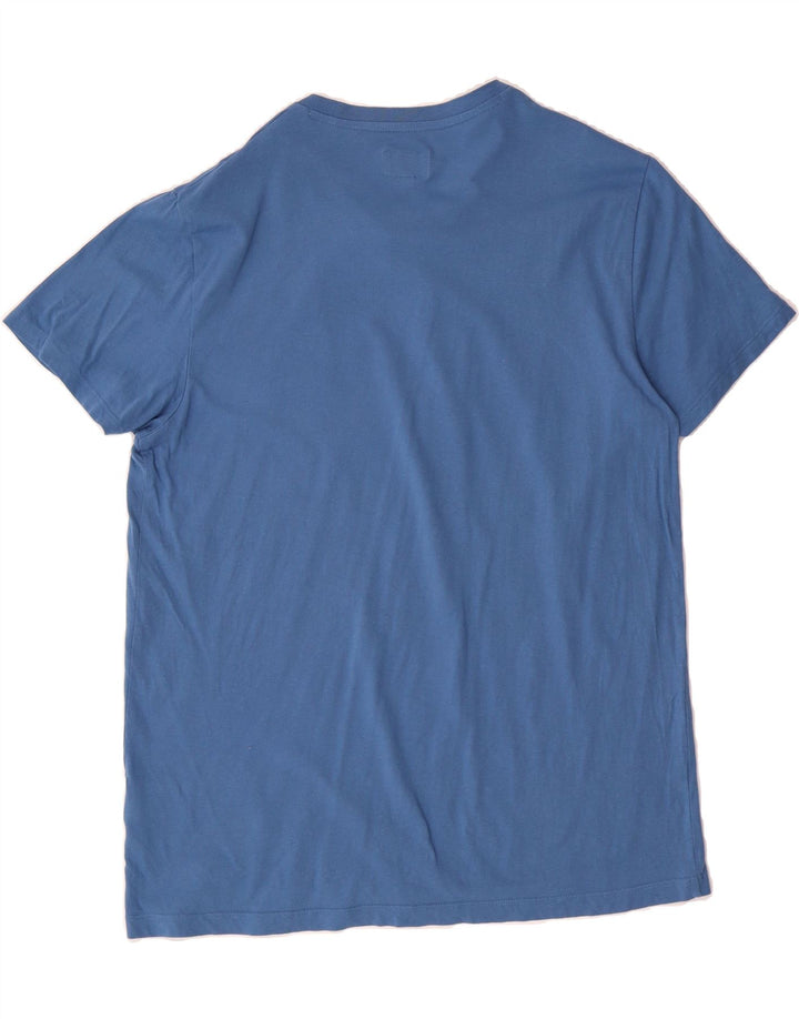 WRANGLER Mens Graphic T-Shirt Top Large Blue Cotton Vintage Wrangler and Second-Hand Wrangler from Messina Hembry 