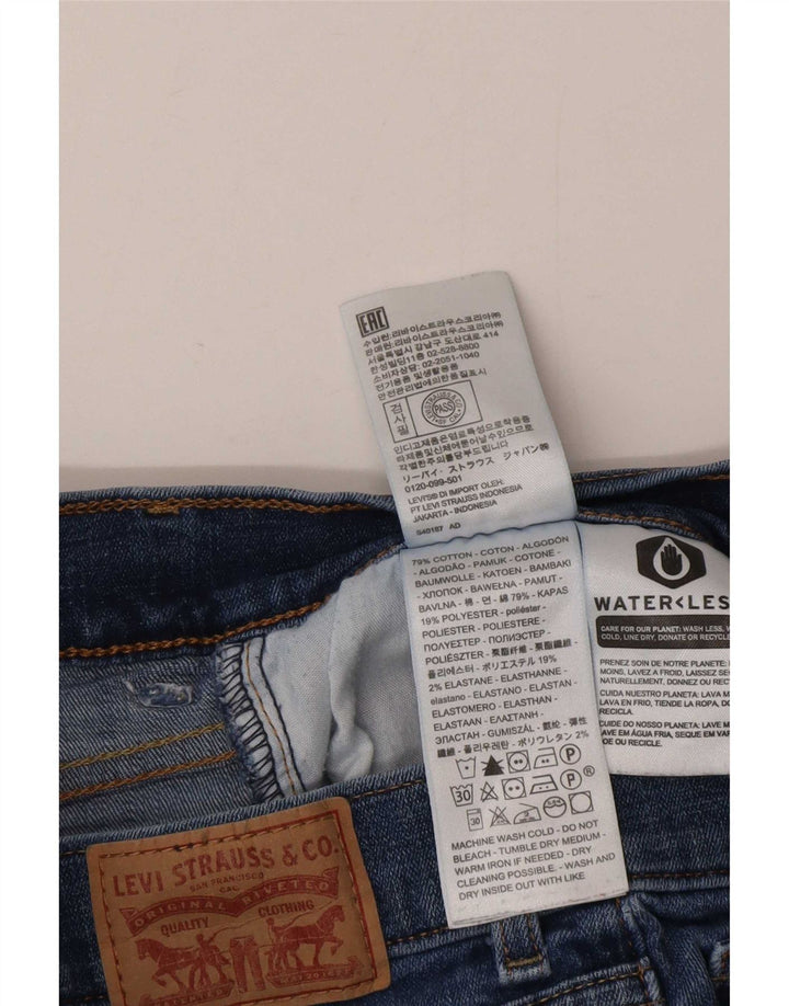Jeans bootcut classici da donna Levi's US 10 Large W30 L30 cotone blu