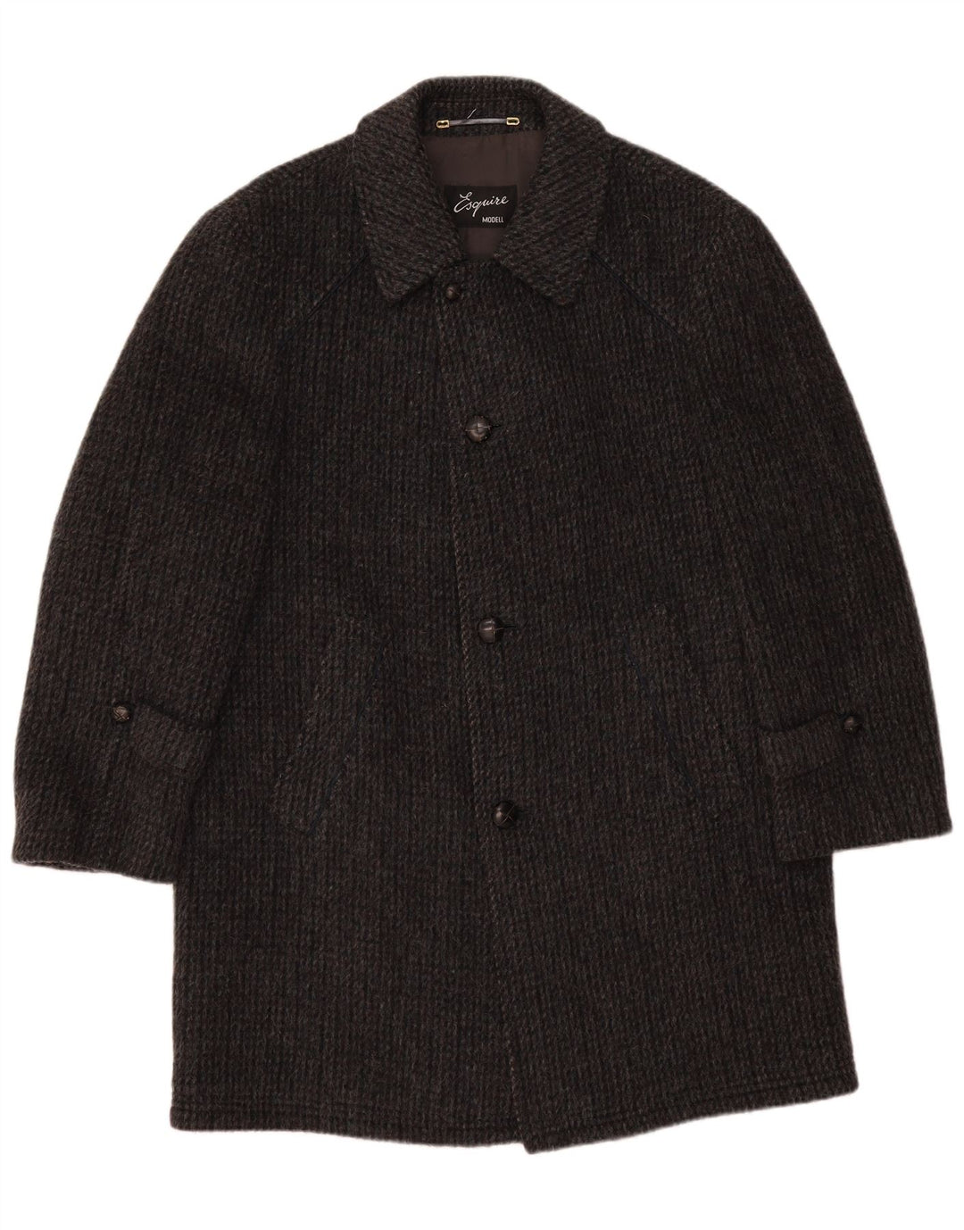 Cappotto Uomo Esquire IT 48 Lana Vergine Grigio Medio