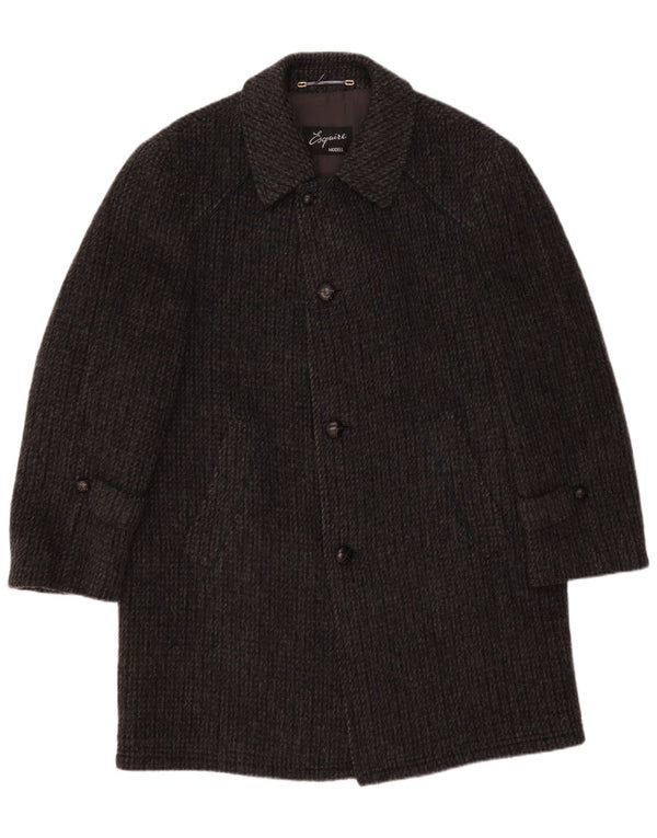 Cappotto Uomo Esquire IT 48 Lana Vergine Grigio Medio