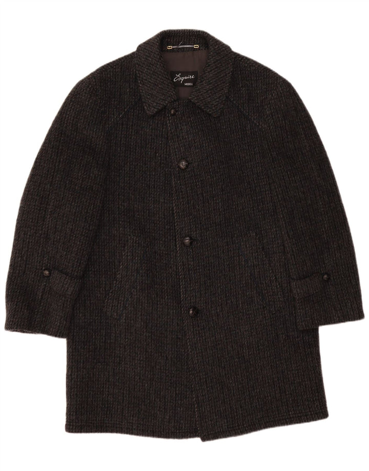 Cappotto Uomo Esquire IT 48 Lana Vergine Grigio Medio