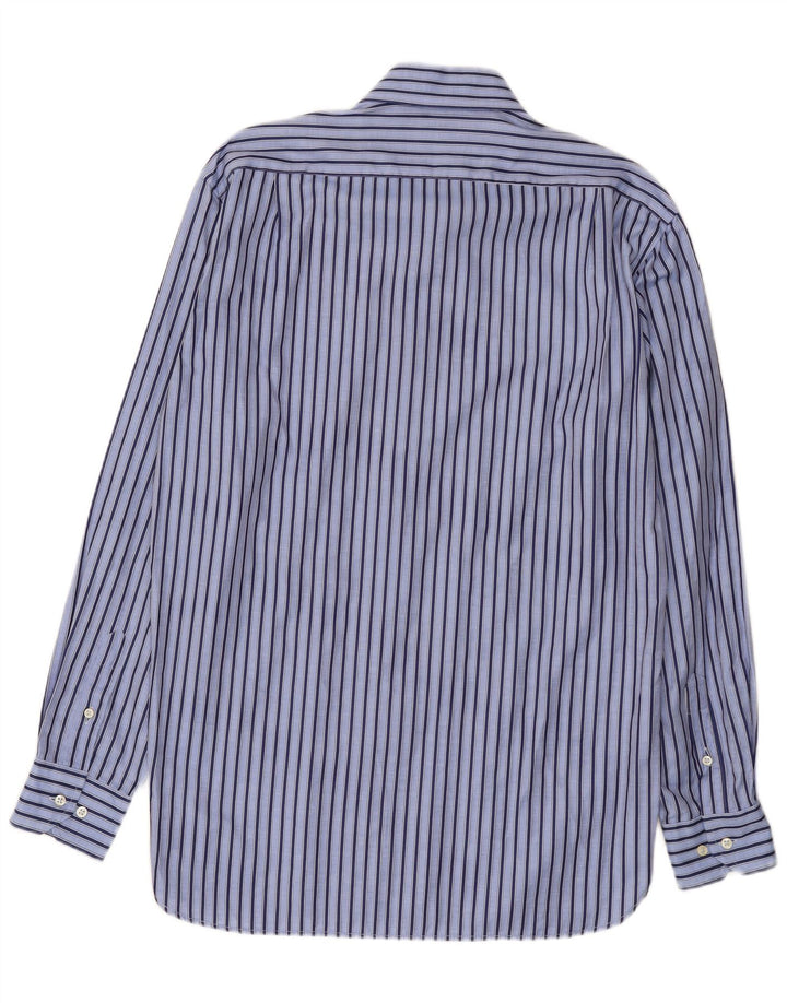 Camicia da uomo Massimo Dutti taglia 42 16 1/2 grande a righe blu
