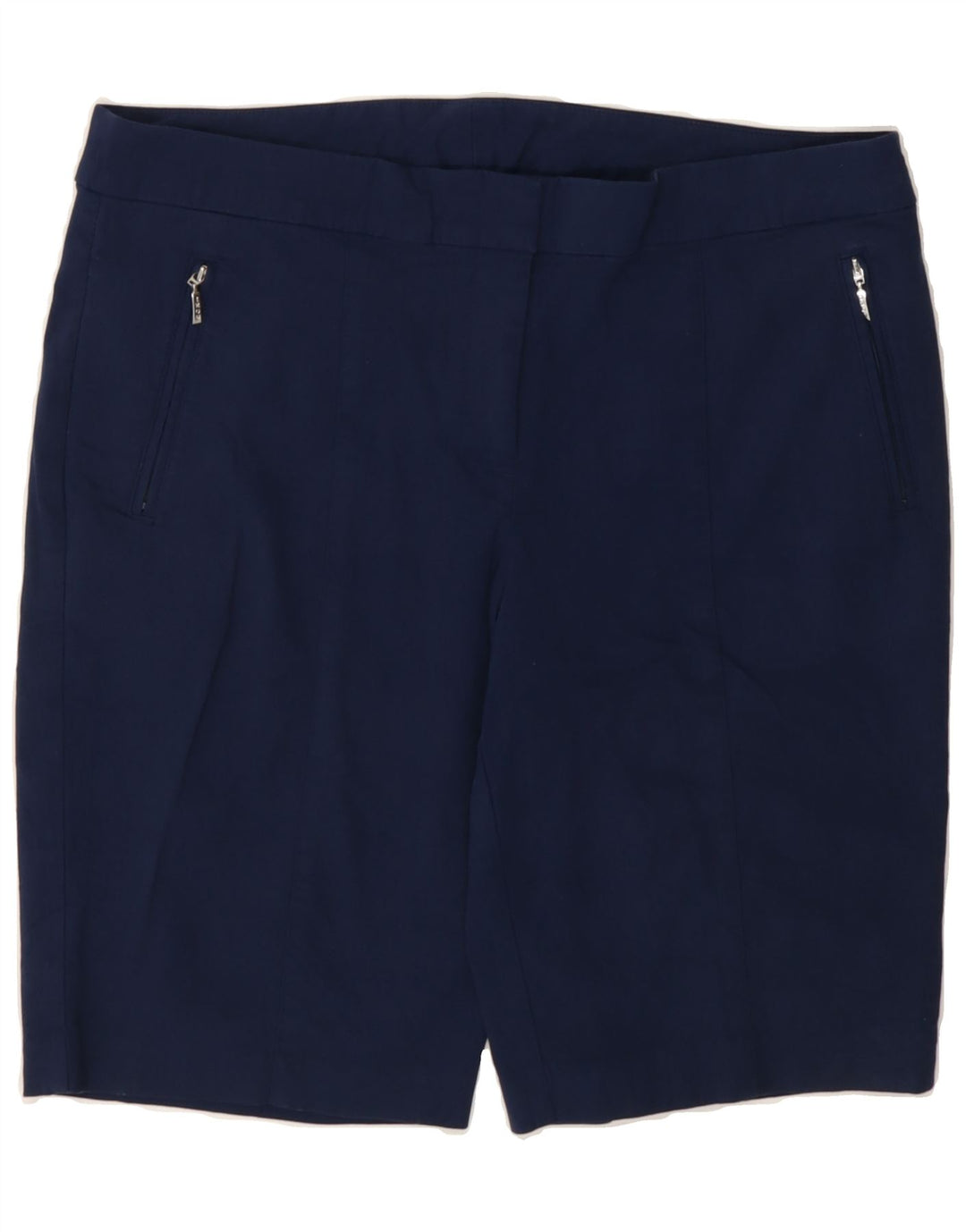 IZOD Womens Chino Shorts US 14 XL W36  Navy Blue Rayon Vintage Izod and Second-Hand Izod from Messina Hembry 