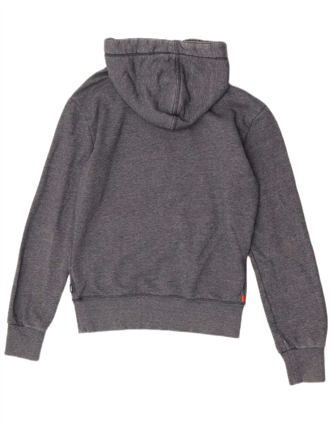 Felpa con cappuccio grafica da uomo Superdry Small in cotone grigio