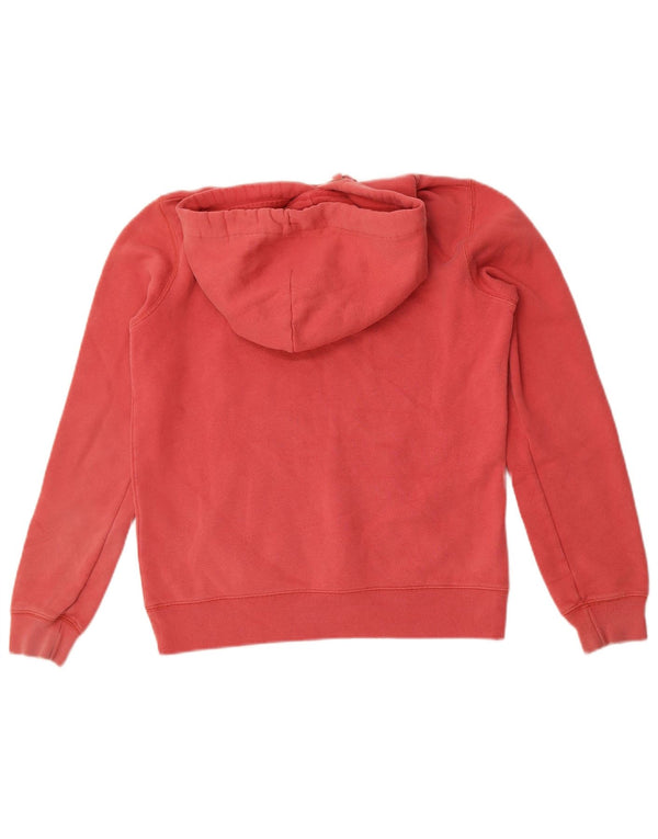 Maglione con cappuccio grafico da donna Jack Wills UK 8 piccolo cotone rosso