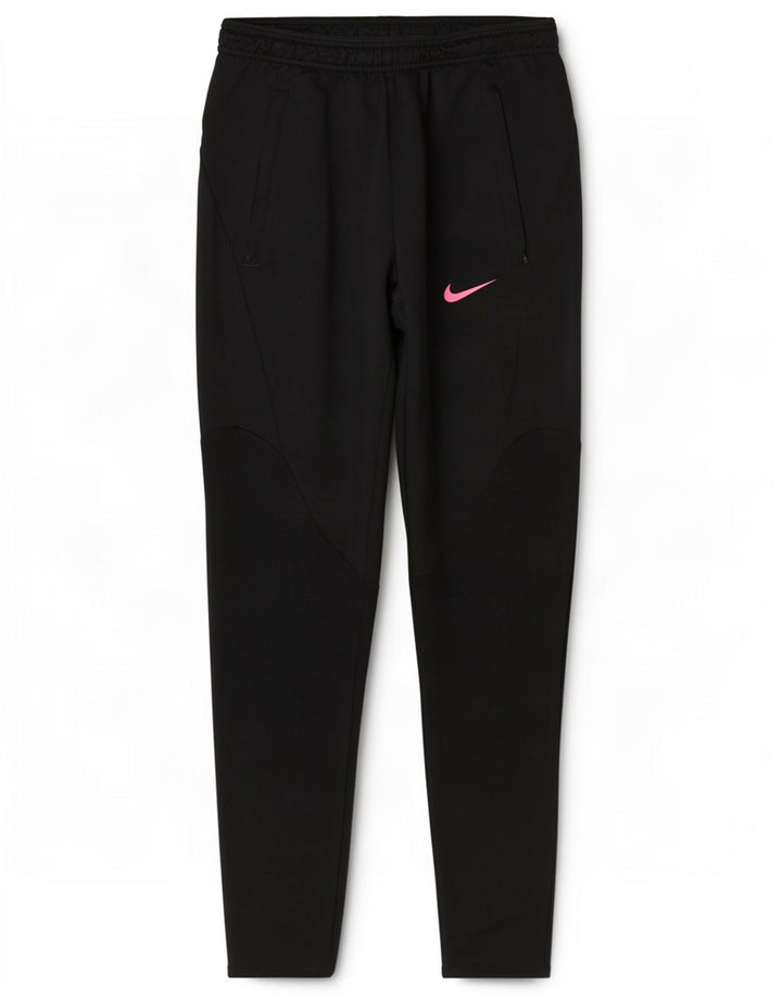 Pantaloni da tuta Nike Dri Fit Slim da donna UK 10 Small Nero Poliestere