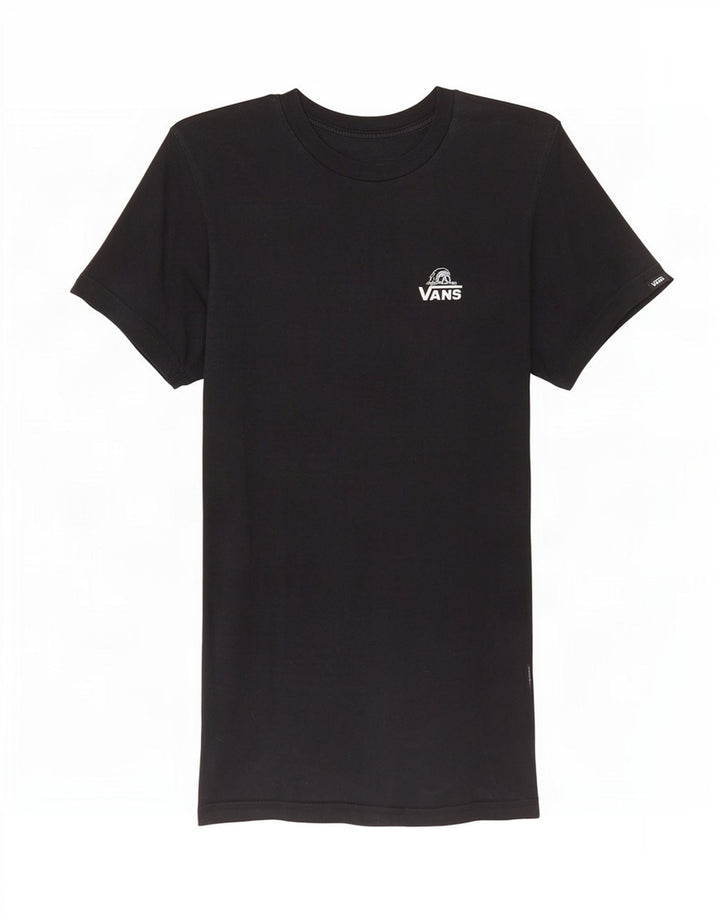 T-shirt grafica da uomo Vans XS in cotone nero