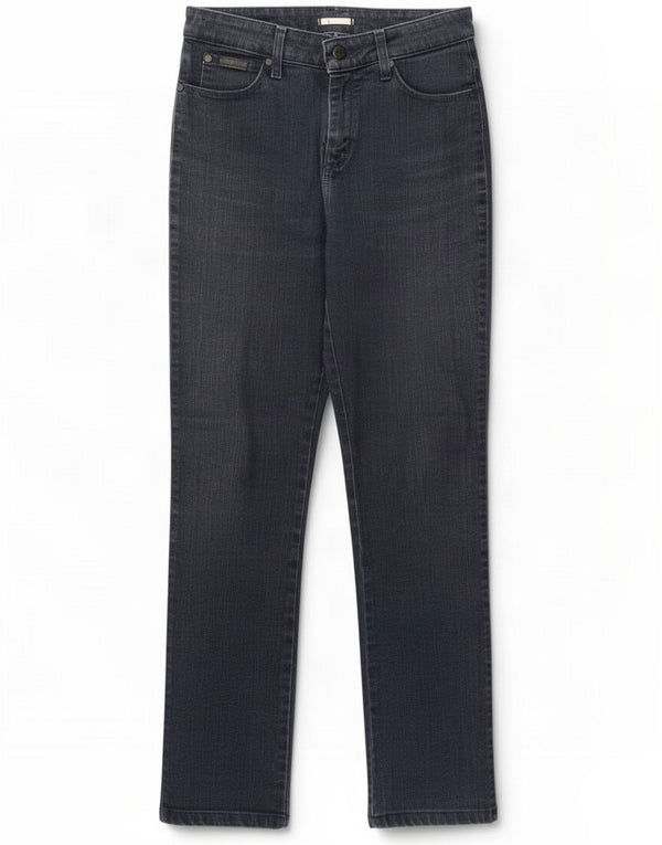 Wrangler Jeans dritti TIna da donna W28 L29 cotone blu navy