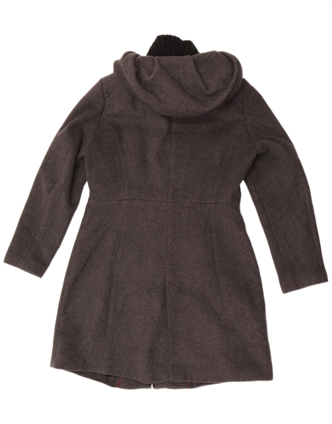 Cappotto con cappuccio da donna Zara UK 18 XL Grigio