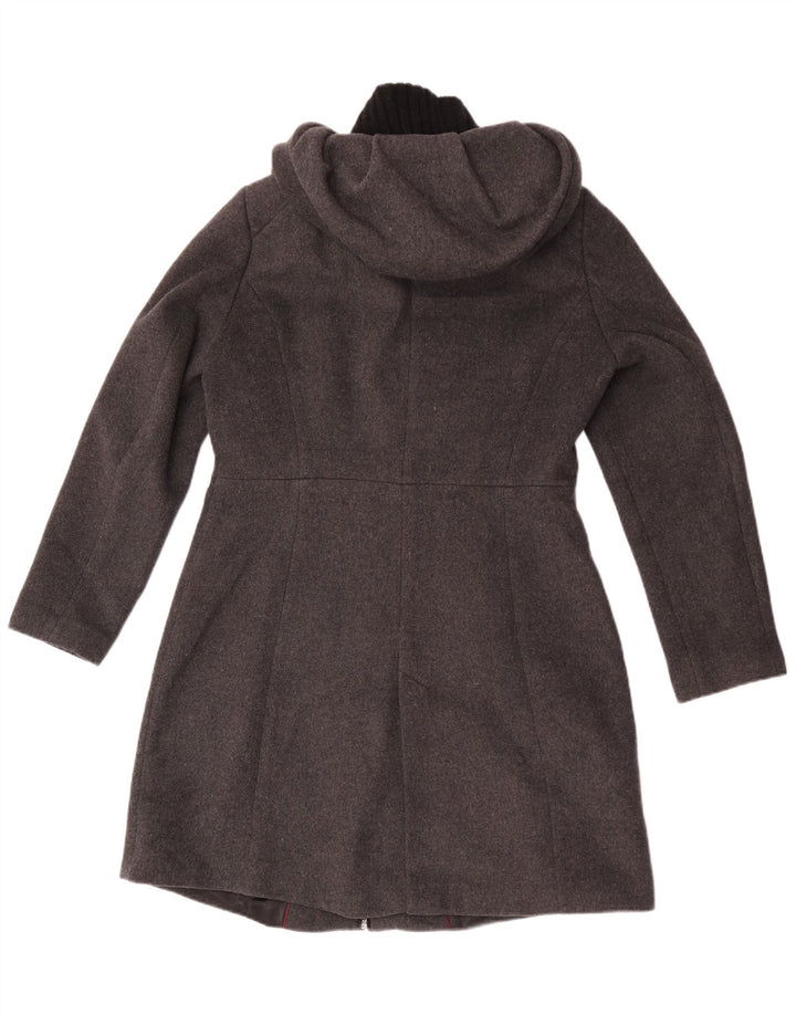 Cappotto con cappuccio da donna Zara UK 18 XL Grigio
