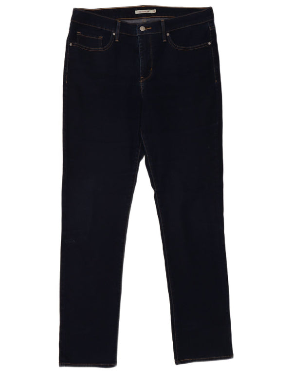 Levi's Donna 312 Shaping Slim Jeans W32 L32 Cotone Blu Navy