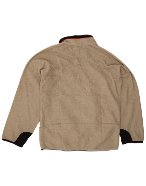 Giacca in pile da uomo Fila UK 36 Small Beige Colourblock Poliestere