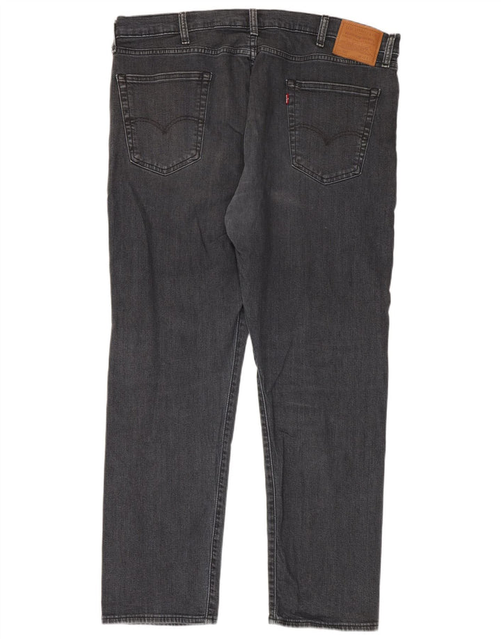 Levi's Uomo 502 Jeans affusolati W40 L32 Cotone Nero