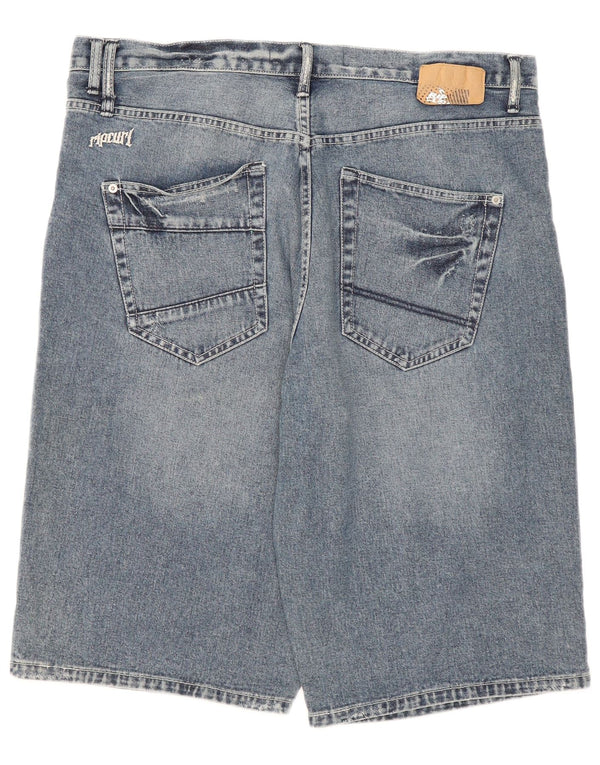 Pantaloncini di jeans da uomo Rip Curl W38 XL in cotone blu