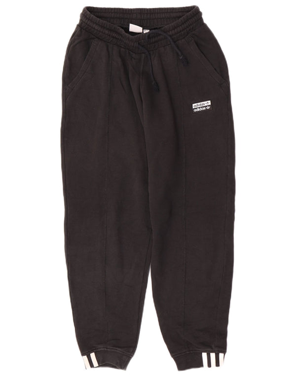 Pantaloni da tuta da donna Adidas Joggers UK 4 XS cotone nero