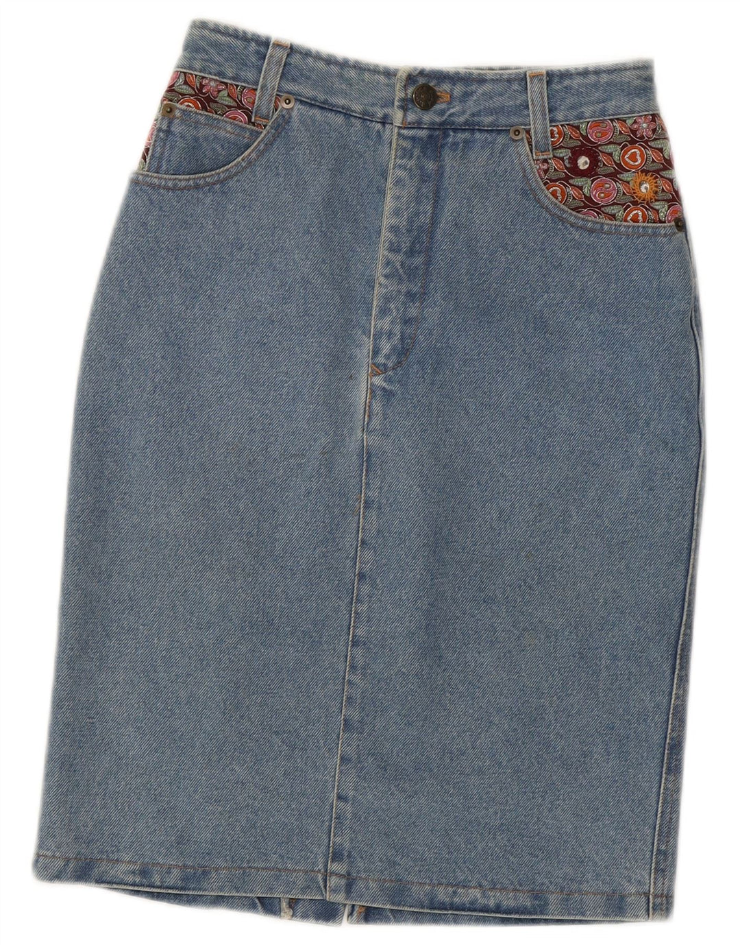 Gonna in denim da donna Swinger IT 41 media W27 cotone blu